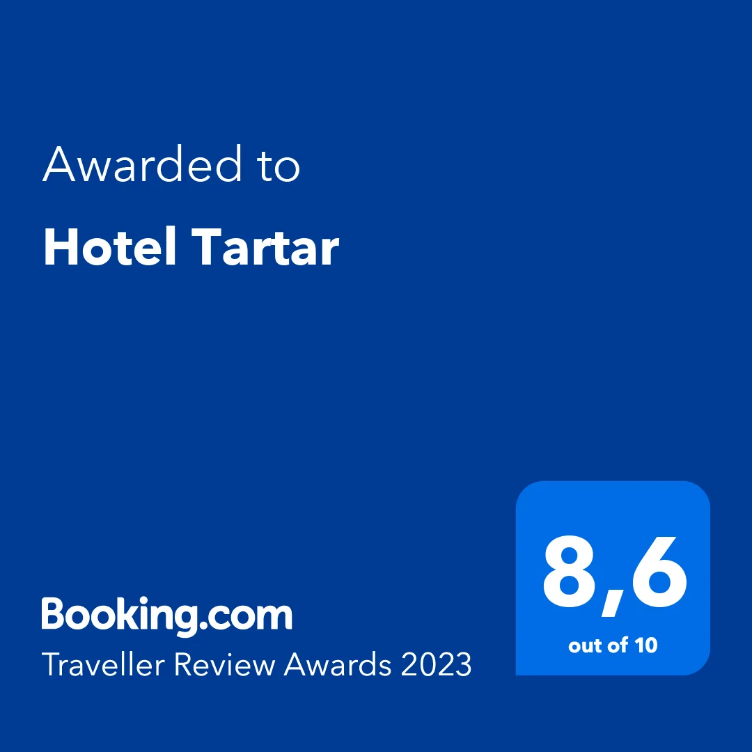 Hotel Tartar con excelente calificación en Booking